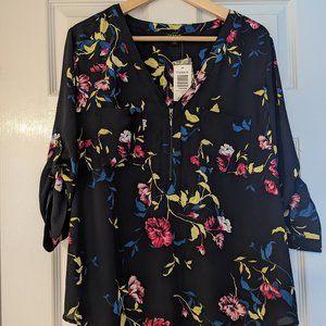 Floral Blouse - Torrid, Size 1